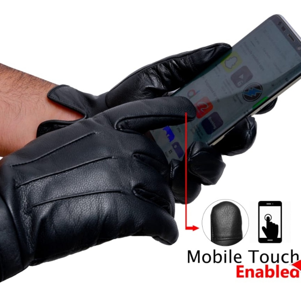 Women Leather Fashion Driving Gloves